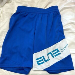 Nike elite blue basketball shorts